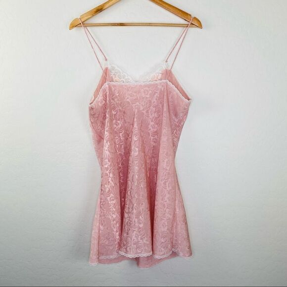 Vintage pink shirt nightie size medium - Picture 3 of 4